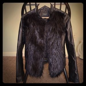 Piperlime collection. Faux leather jacket.